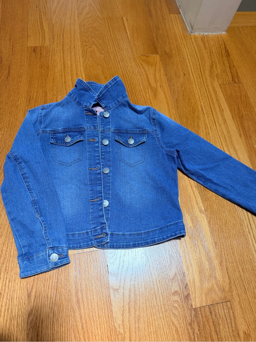 BCBGirls Blue Denim Button-Up Jacket for Kids